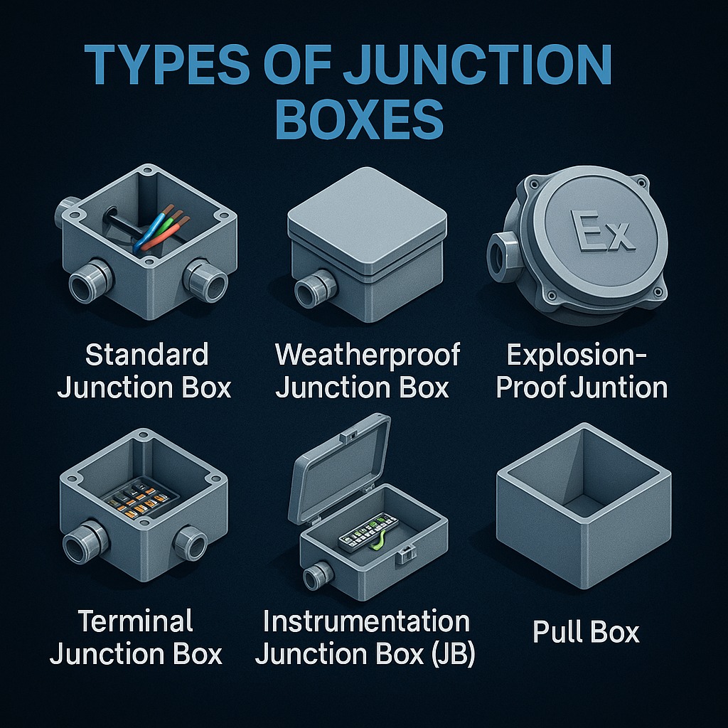Tech Learning - Types of Junction Box??🤔 #instrumentation... | Facebook