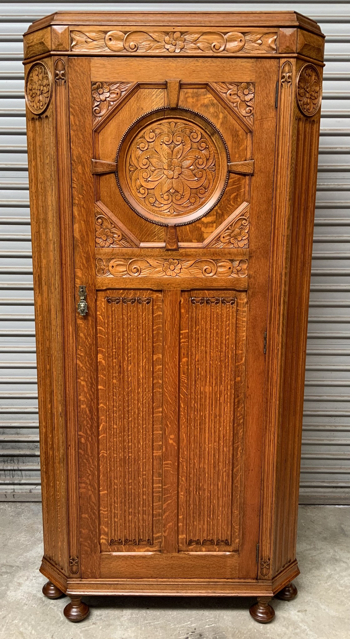 Georges - Oak linen press/pantry $1250 91cm wide x 42cm x 190cm tall ...