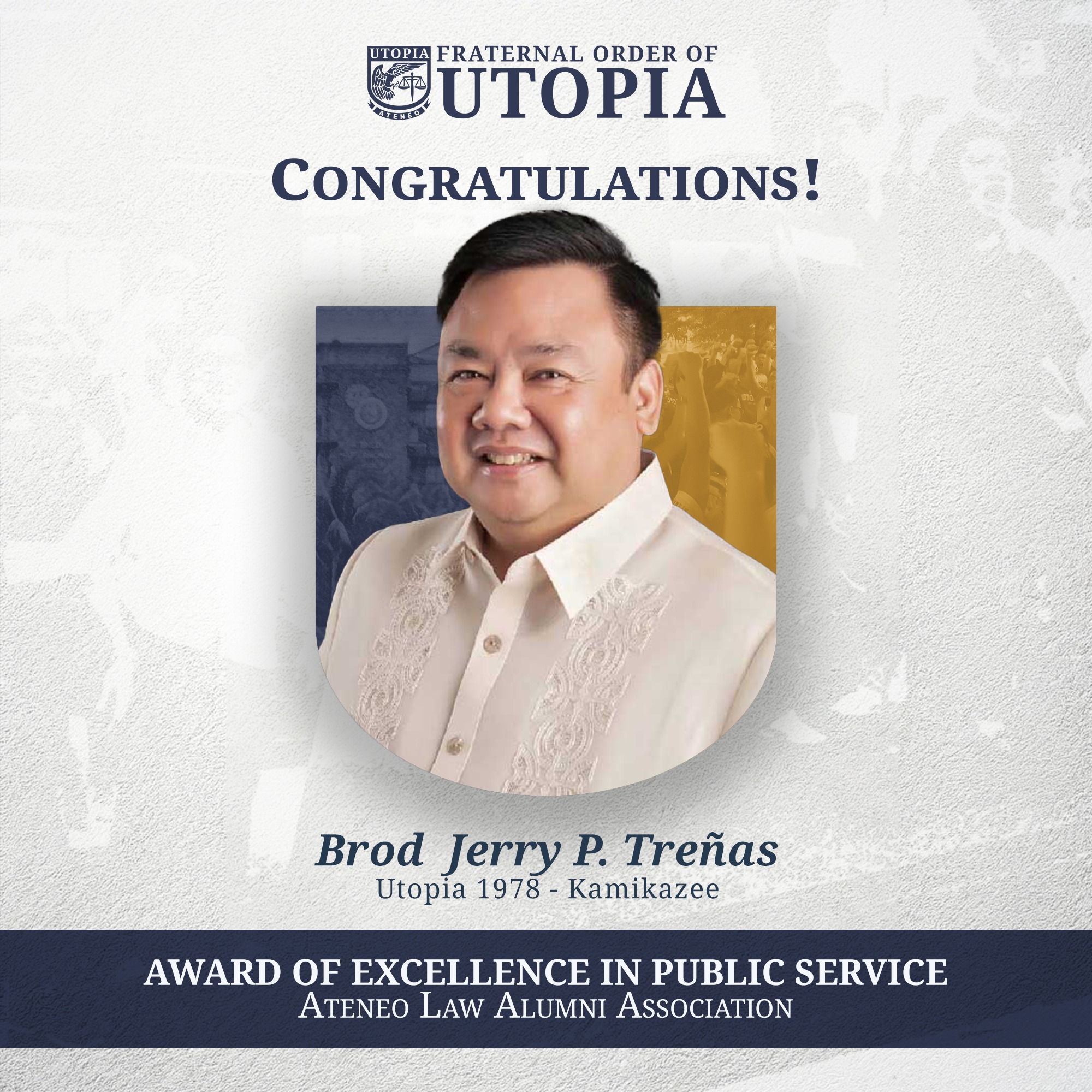 Fraternal - The Fraternal Order of Utopia is proud to congratulate Brod ...