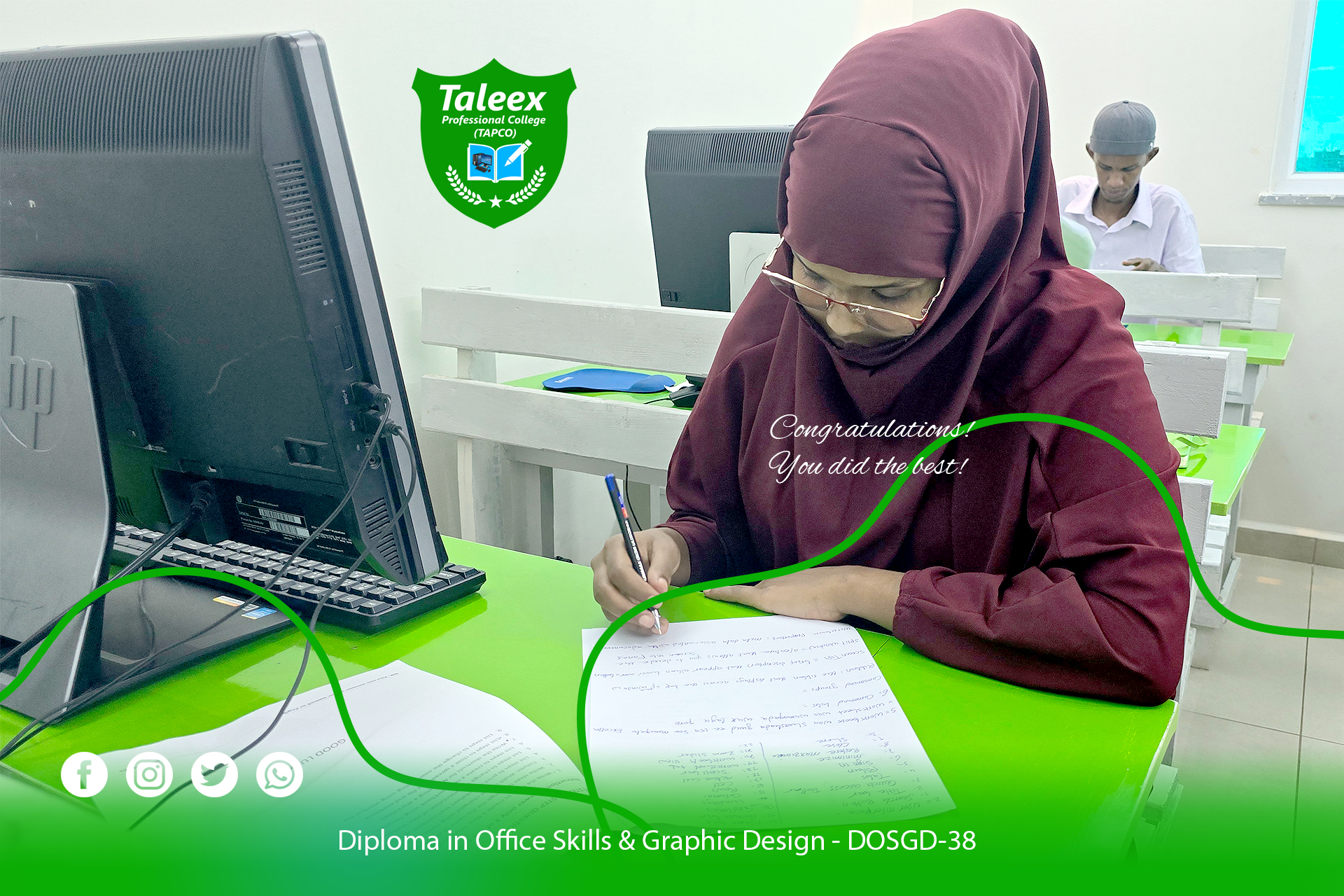 Welcome to the 𝘿𝙞𝙥𝙡𝙤𝙢𝙖 𝙞𝙣... - Taleex Professional College | Facebook