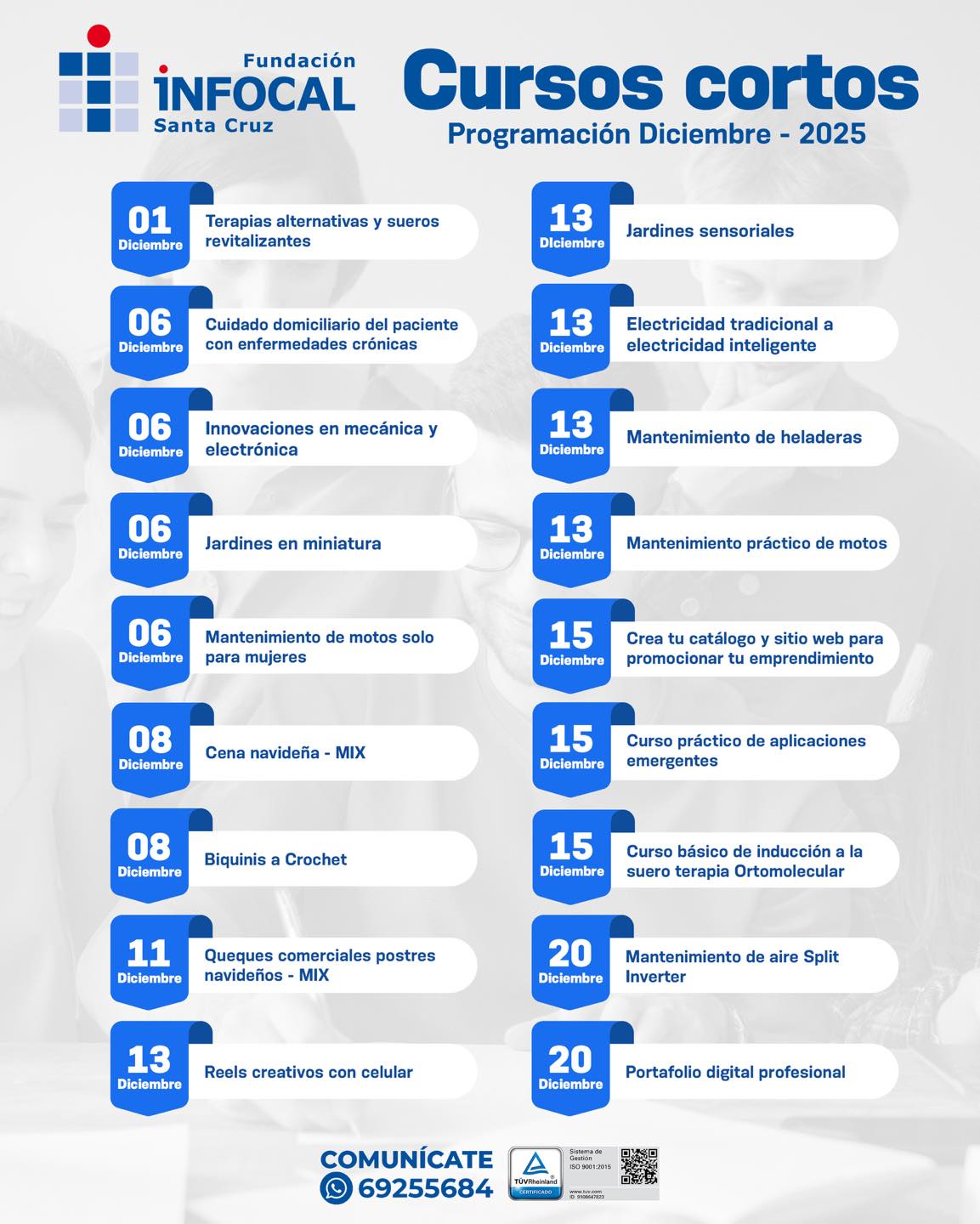 Infocal - ¡Terminá el año aprendiendo algo nuevo! En INFOCAL Santa Cruz ...
