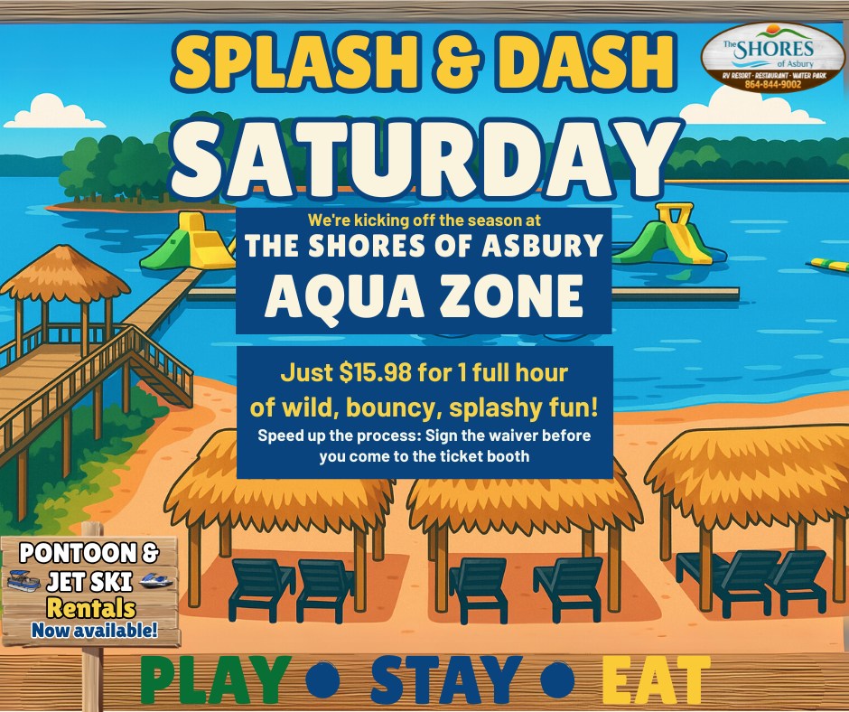The Shores - 🚨 Splash & Dash Saturday 💦 🌊 Just $15.98 for 1 full hour ...