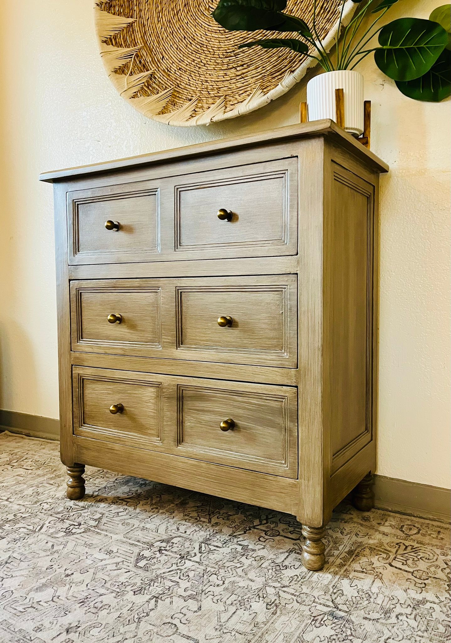 sausalito dresser SOLD) 🪴 Beautiful Three Drawer Wood Entryway Stand or making it a versatile Color:Azalea BACKORDERED Pottery barn Lauren Elaine Mirrorball Mini
