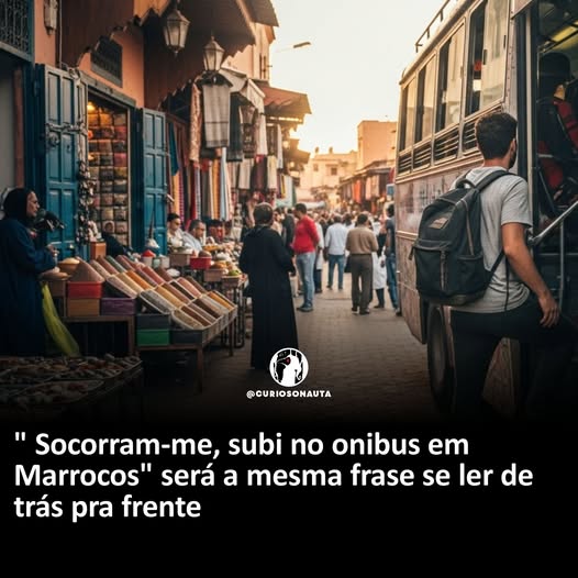 Espiritual - A expressão “Socorram-me, subi no ônibus em Marrocos” é um ...