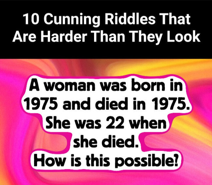 Bright - 10 Cunning Riddles That Are Harder Than They Look | Facebook
