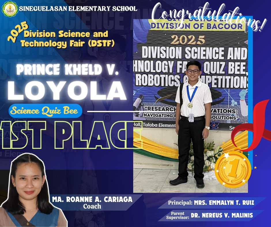 DepEd - 2025 DIVISION SCIENCE AND TECHNOLOGY FAIR, QUIZ BEE, AND ...
