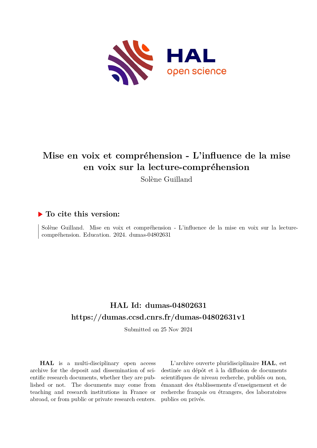 INSPÉ de l'académie de Bordeaux | Mérignac