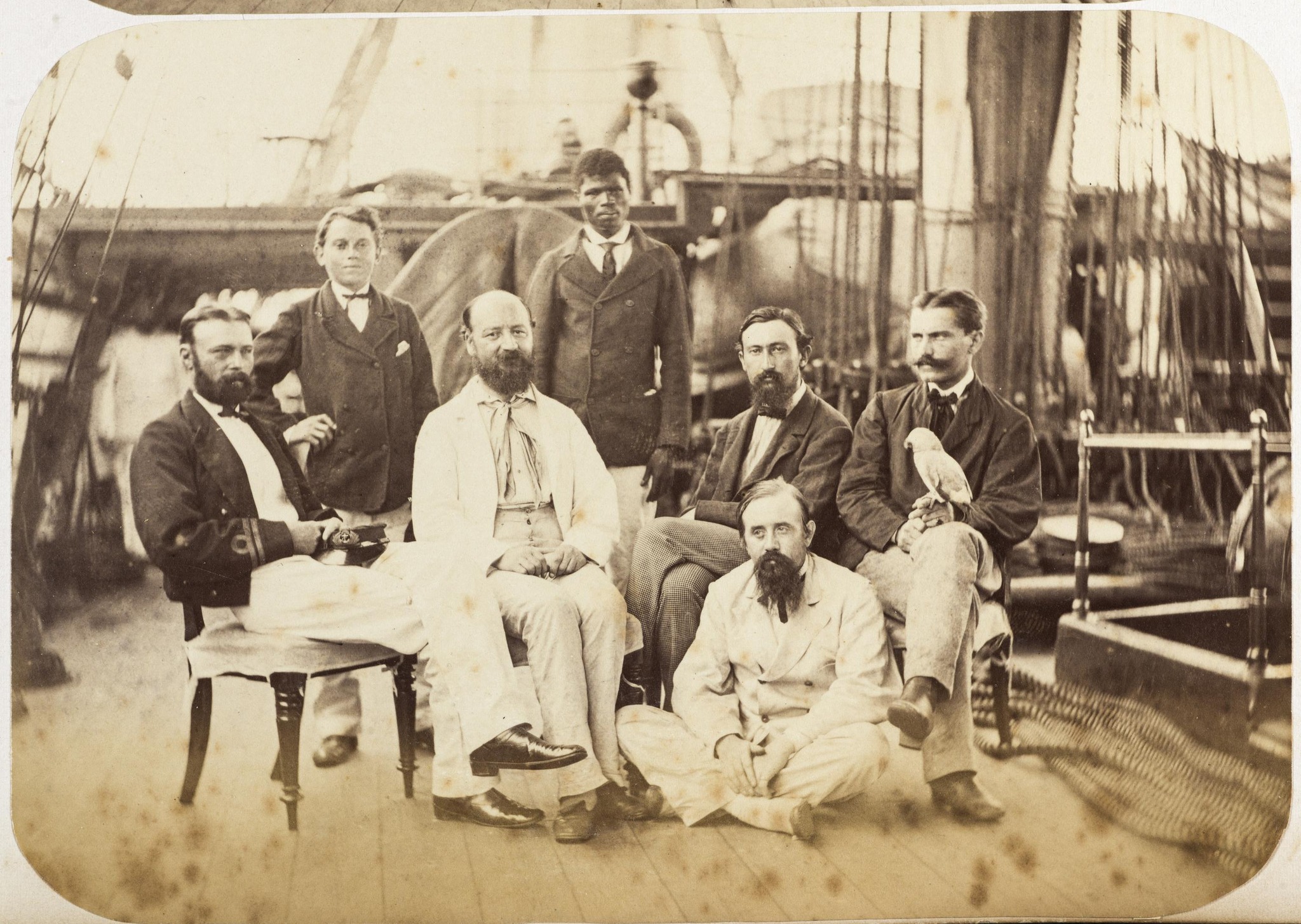 The Tudor - Members of HMS Challenger’s scientific staff (with ...