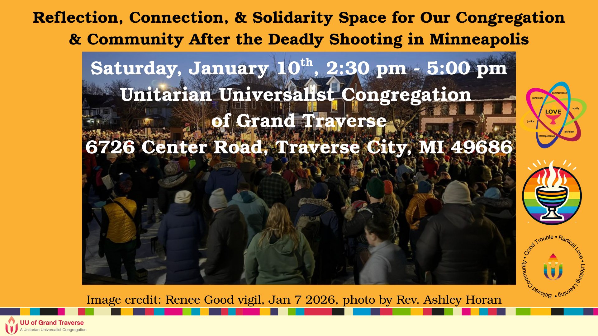 Reflection, Connection & Solidarity in Response to the Minneapolis Shooting