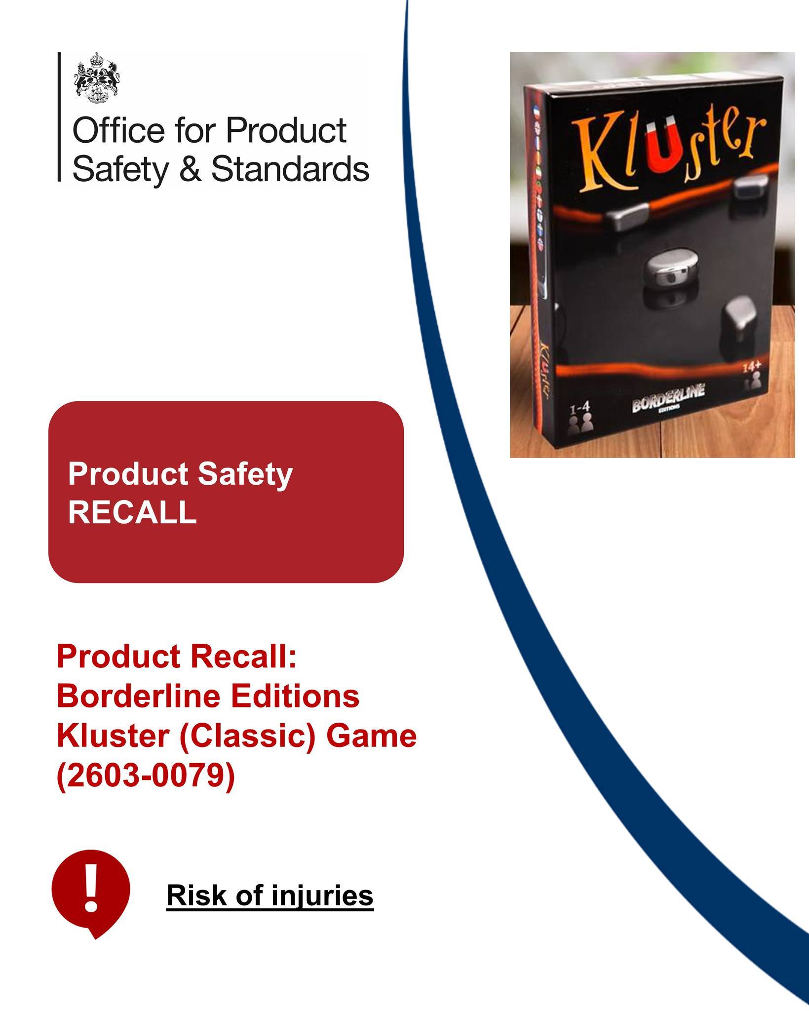 ⚠️Product Recall: Borderline Editions Kluster (Classic) Game 
