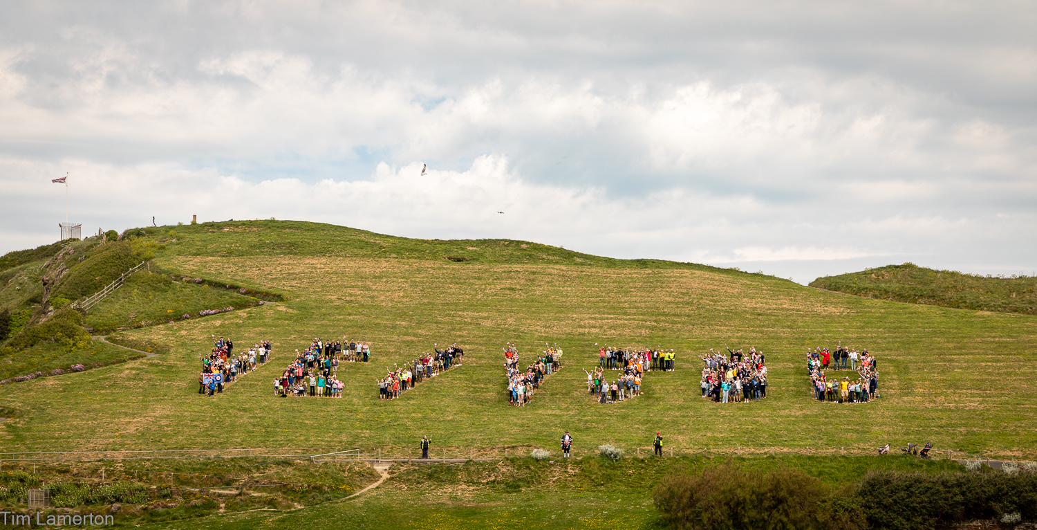 Tim - Living Letters in Ilfracombe celebrating the end of World War Two ...