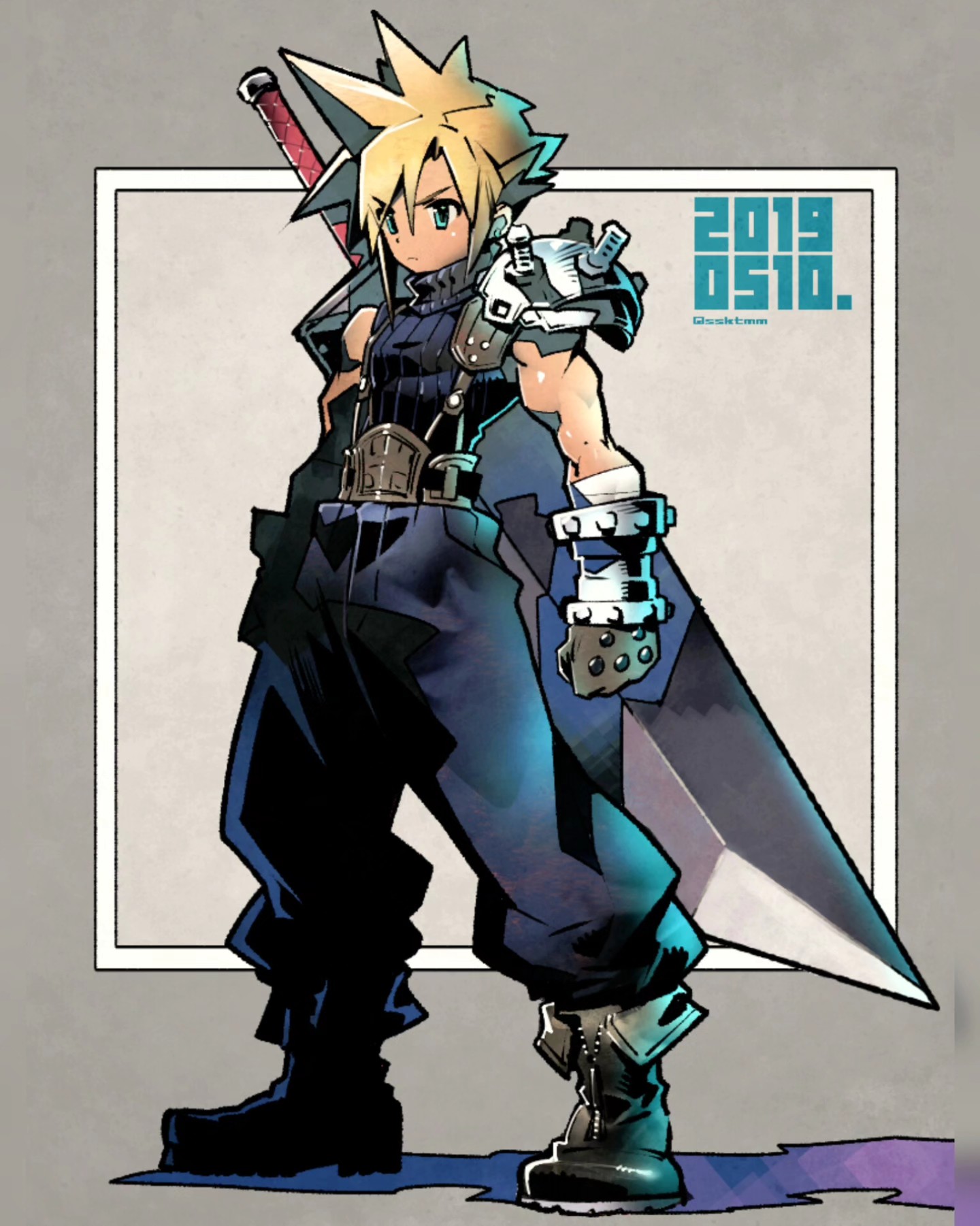 Final Fantasy character art by Tomomi Sasaki
