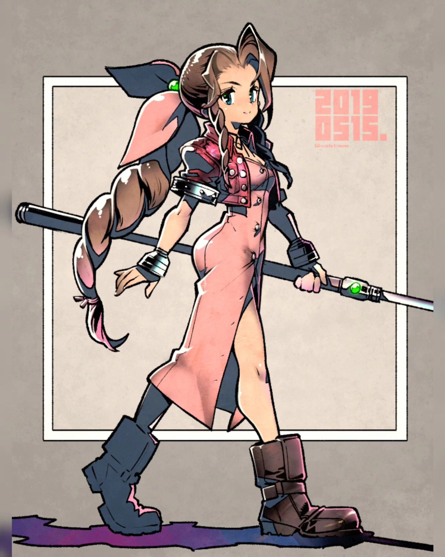 Final Fantasy character art by Tomomi Sasaki