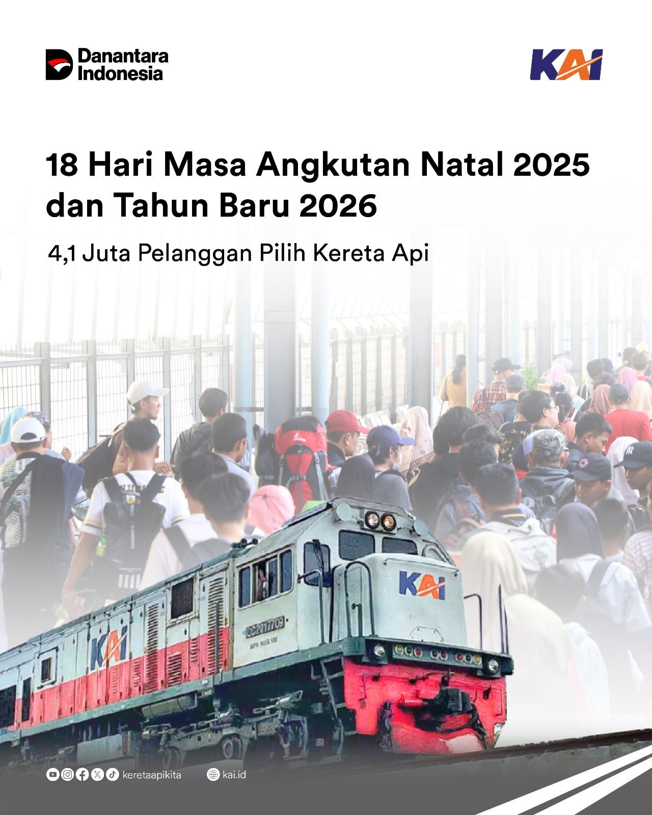 Kereta Api Kita - 18 hari Masa Angkutan Natal dan Tahun... | Facebook