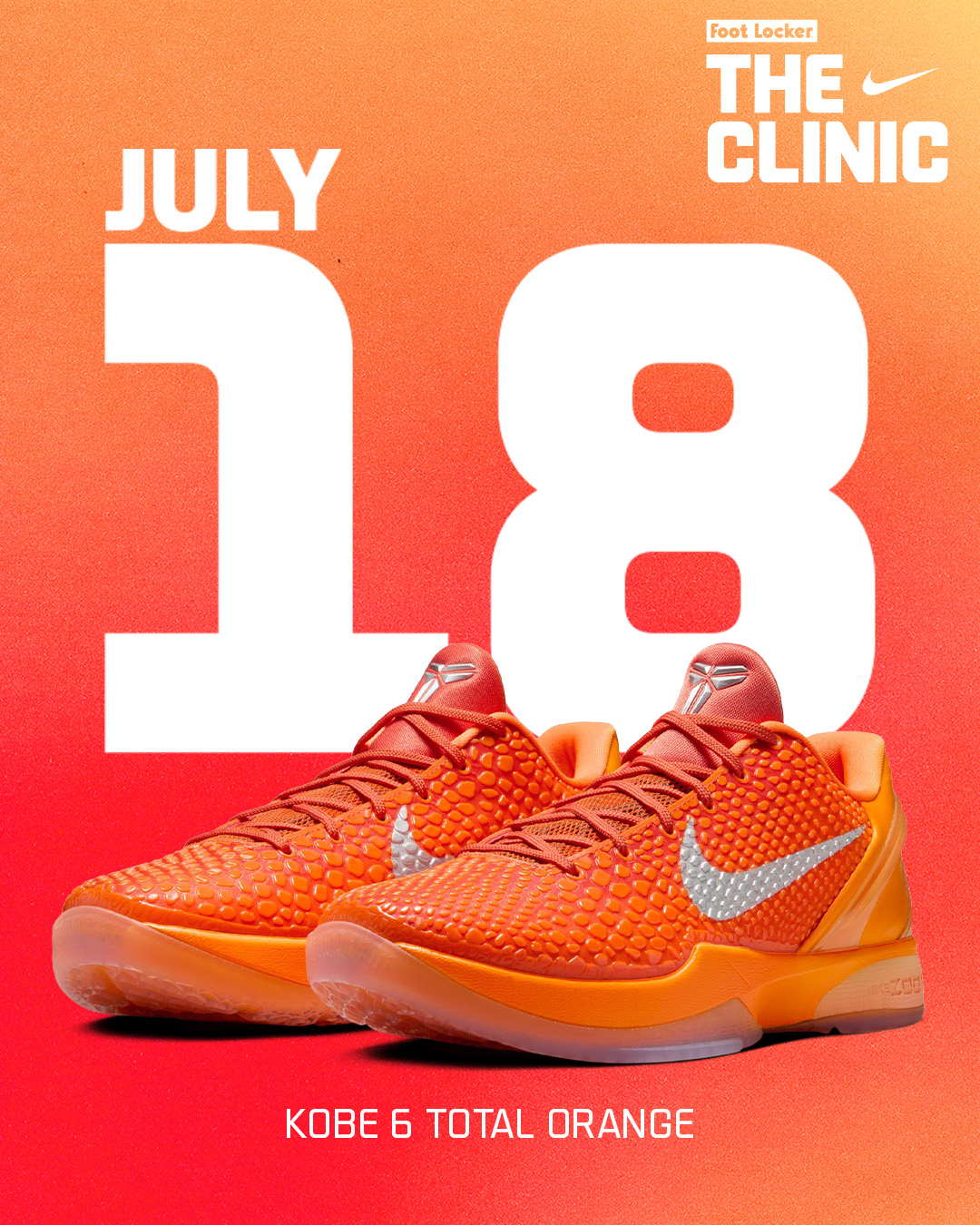 The Mamba mentality lives on with the Kobe 6 Protro 'Total Orange