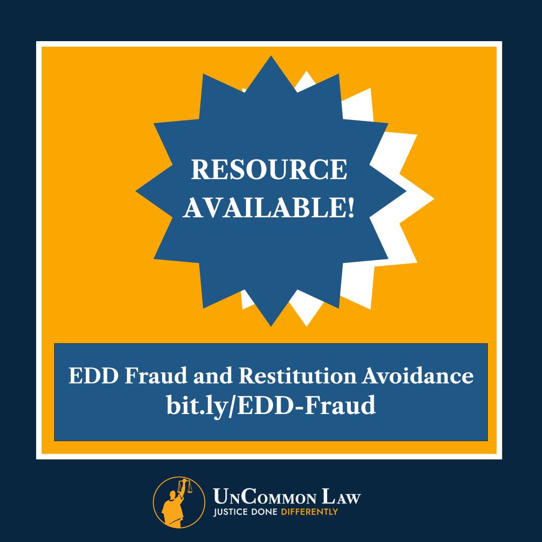 UnCommon - 📢 Resource available: The EDD Fraud and Restitution ...