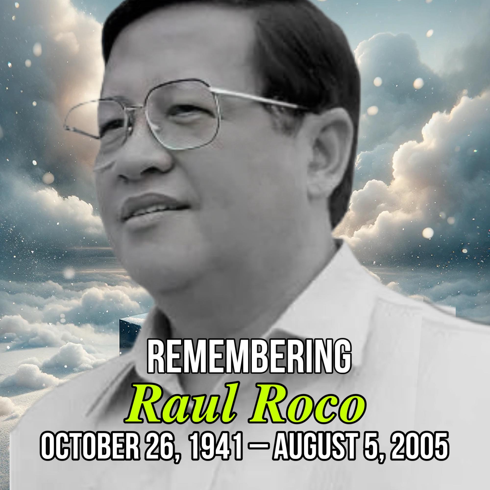 Remembering: RAUL ROCO (October... - Ang Pamilyang Pilipino | Facebook