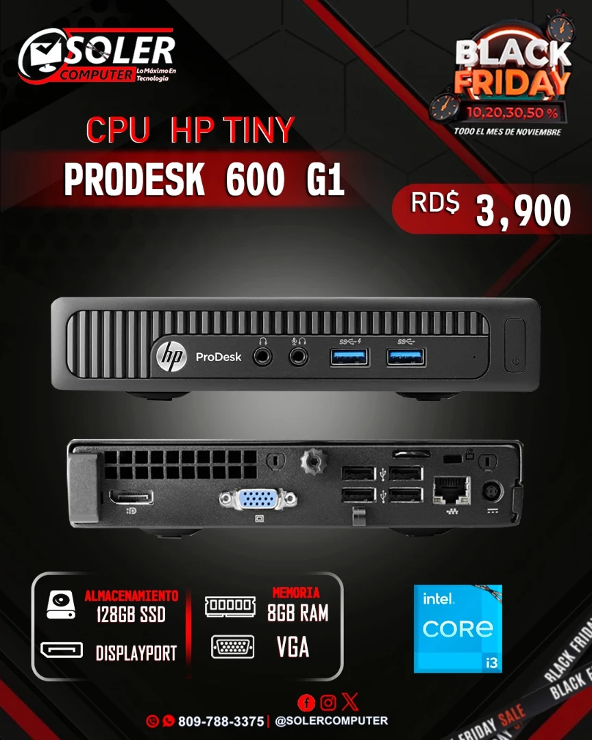 Soler - La HP ProDesk 600 G1 es reconocida por su estabilidad y su ...