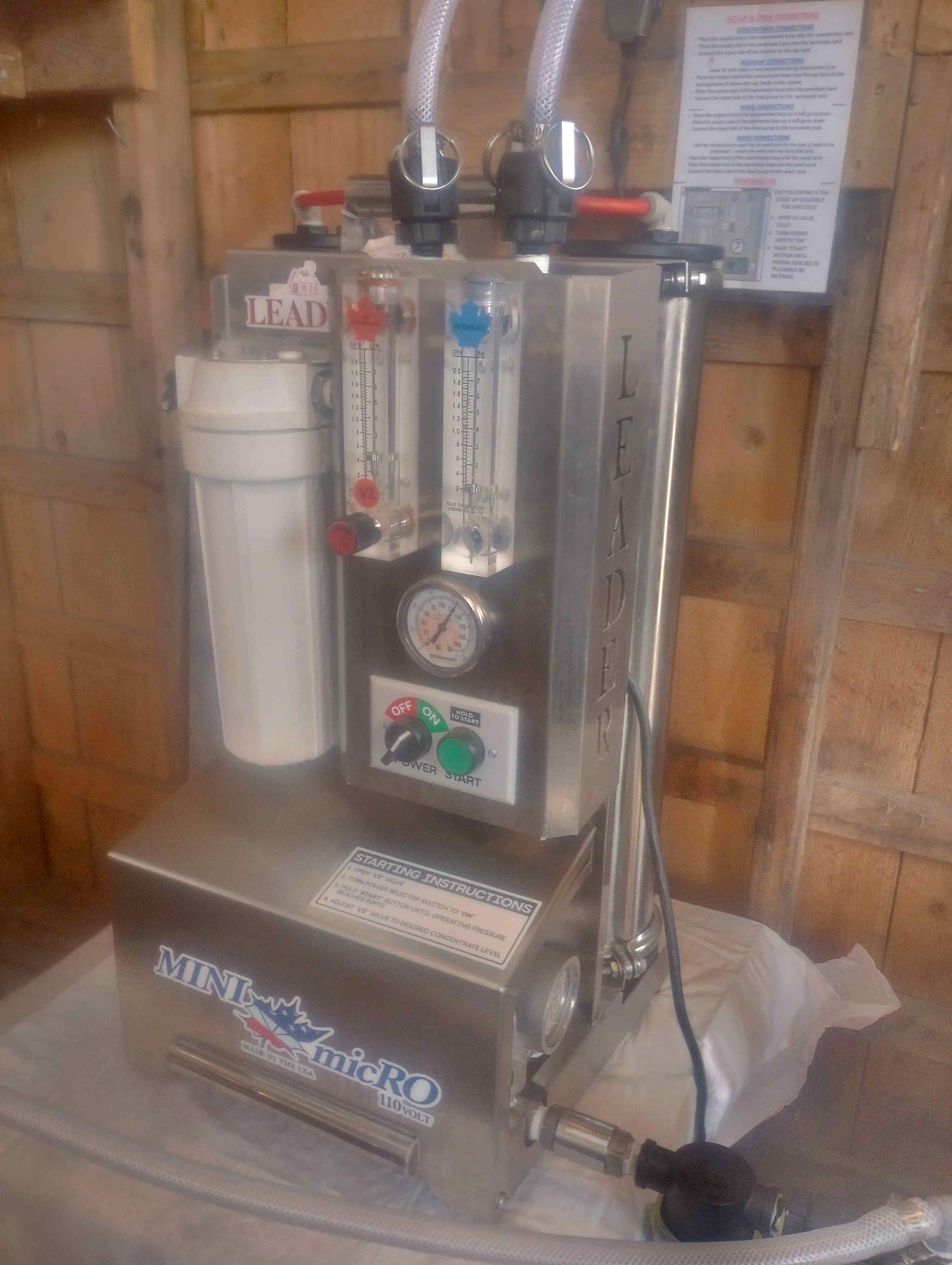 Leader Micro Mini reverse osmosis machine - Miscellaneous Tools ...