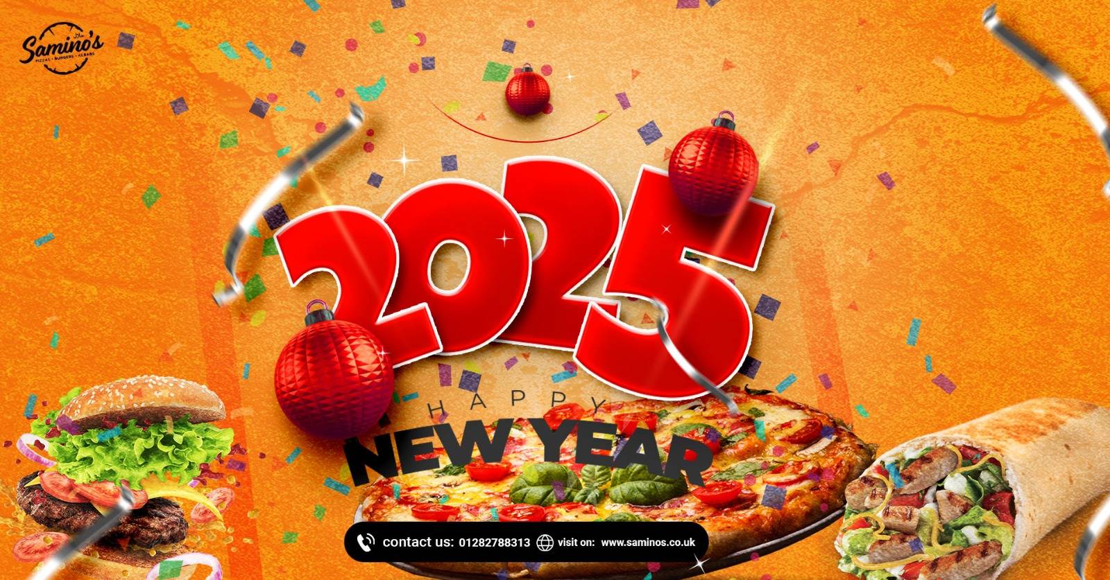 Samino's Pizza - 🎉 Celebrate 2025 with Samino’s – Flat 20%... | Facebook