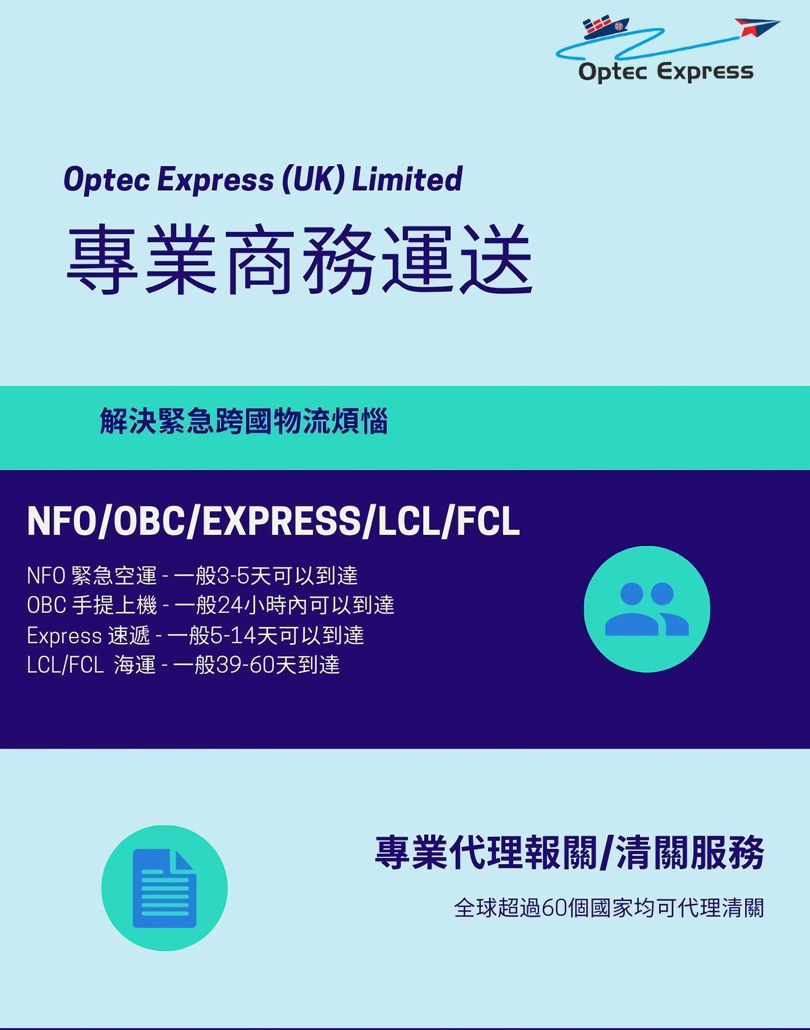 Optec Express UK | London