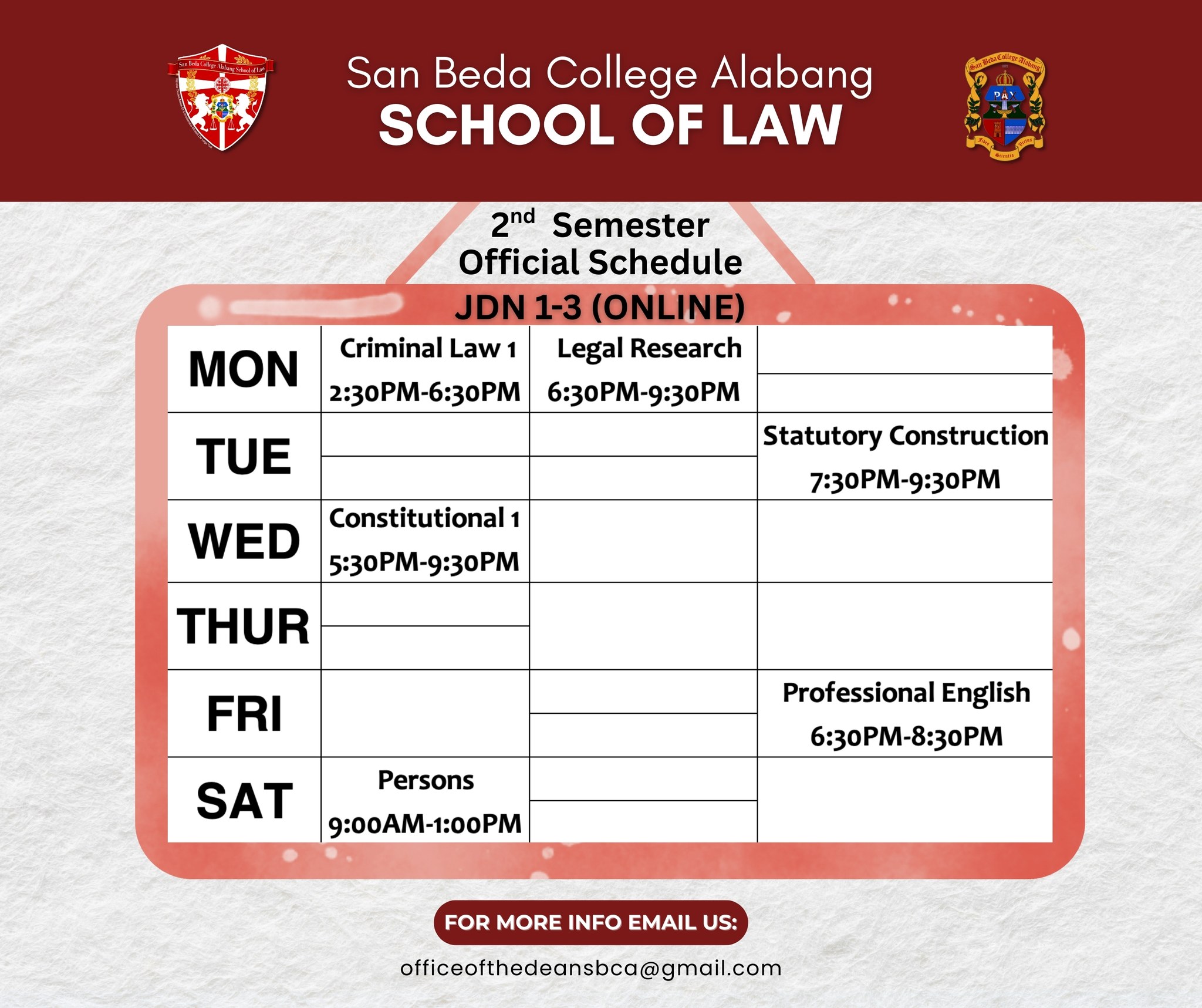 Planning to... - San Beda College Alabang School of Law | Facebook