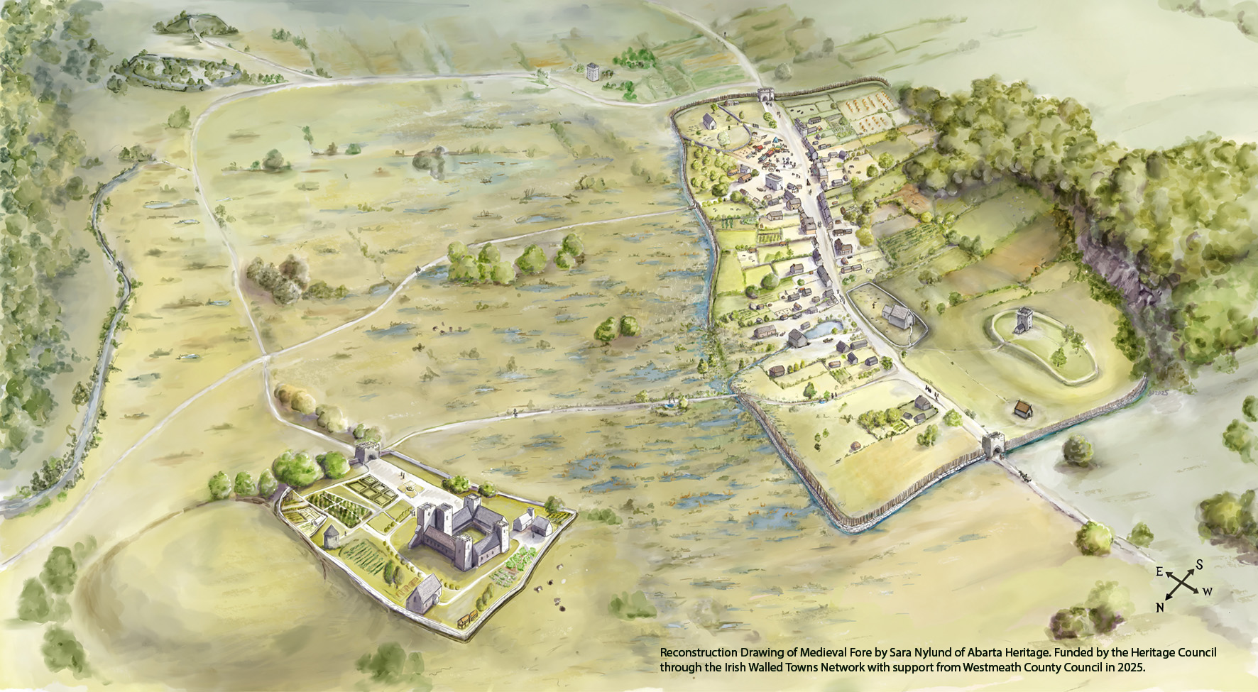 Step back in time in Fore, Co. Westmeath! A brand-new audio guide 