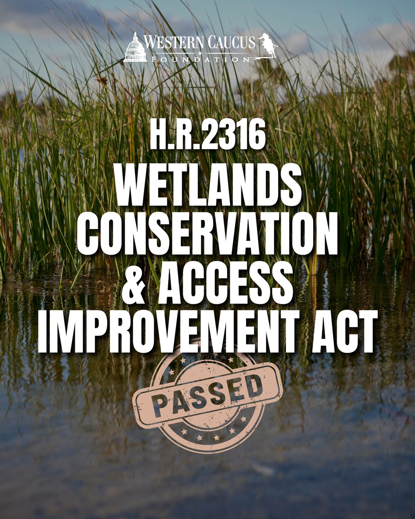 The Wetlands Conservation &... - Western Caucus Foundation | Facebook