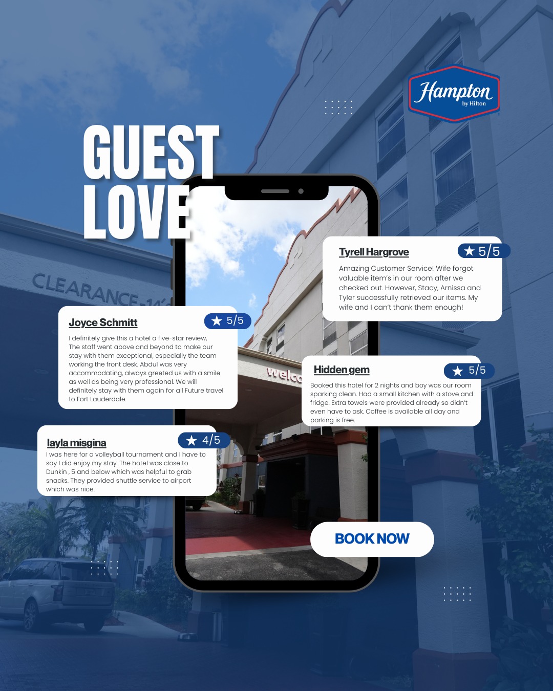 Hampton - Our guests say it best! 🌟 From exceptional service to ...