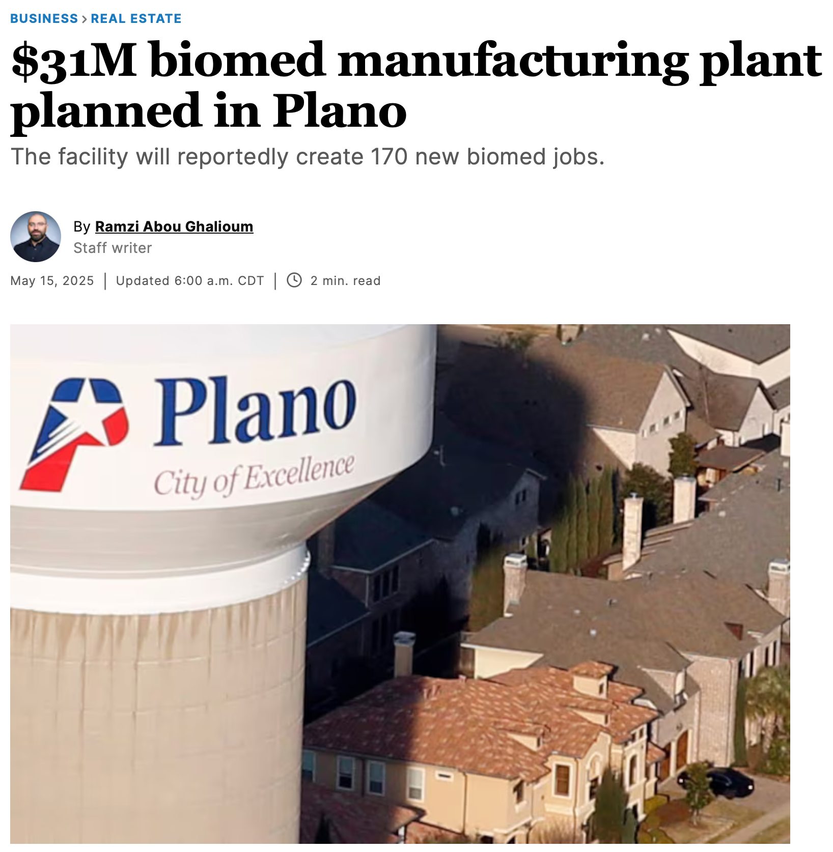 Congresswoman - Awesome news! NtxBio is building a new facility in ...