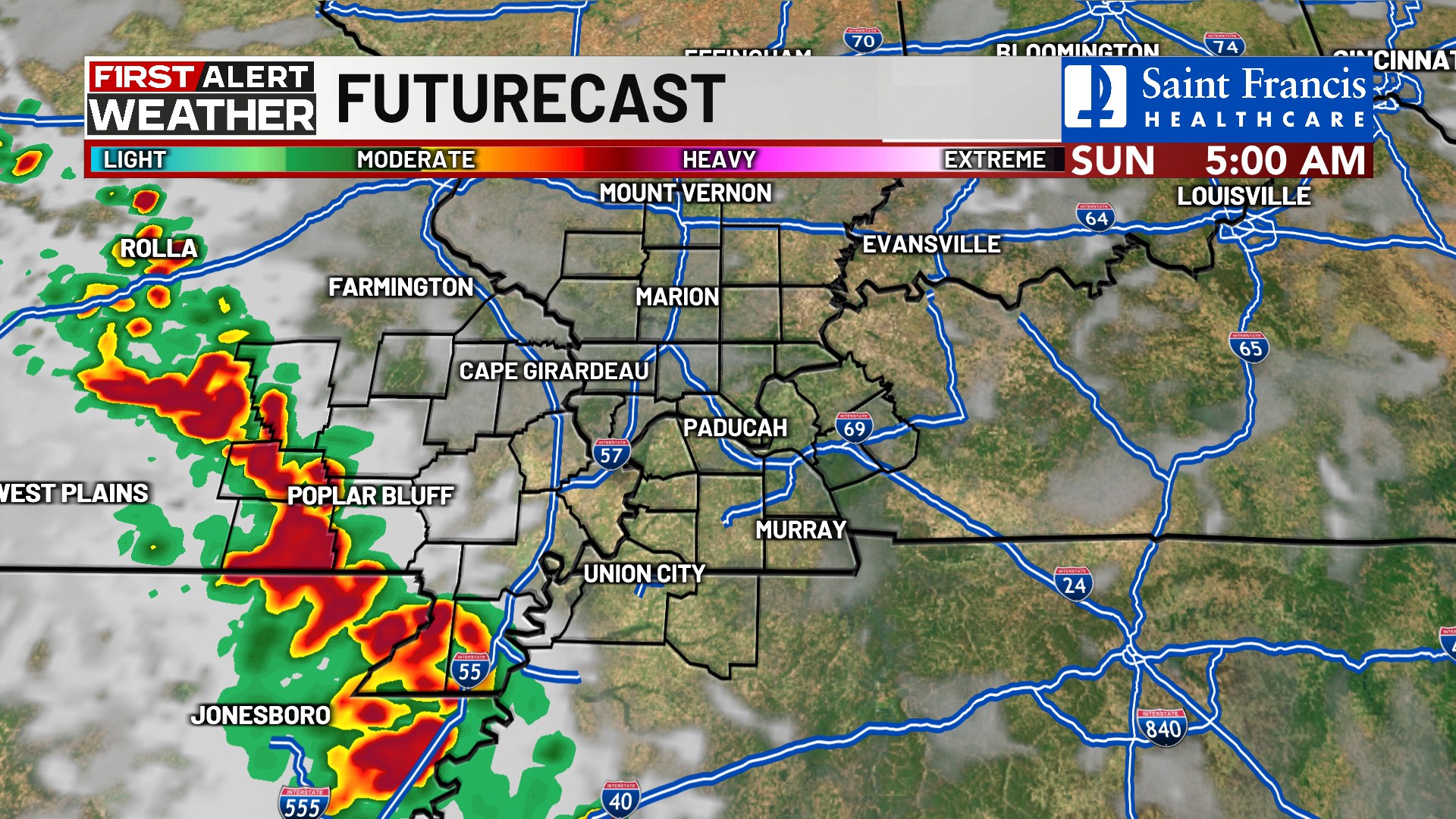Grant Dade KFVS - Most of our guidance is now showing... | Facebook