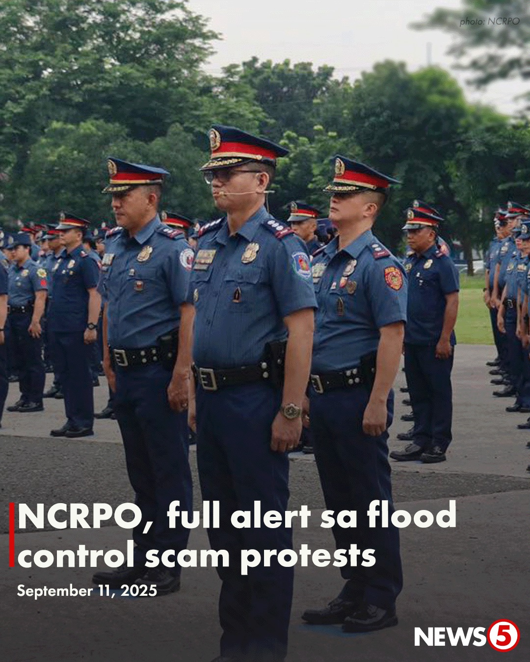 News5 - HANDA SA MGA PROTESTA Siniguro ng National Capital Region ...