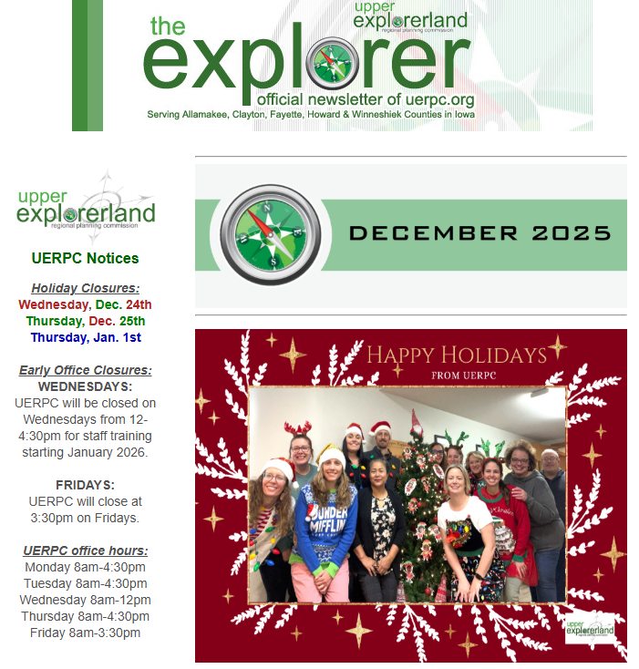 Upper - The UERPC December 2025 Newsletter is here! https://mailchi.mp ...