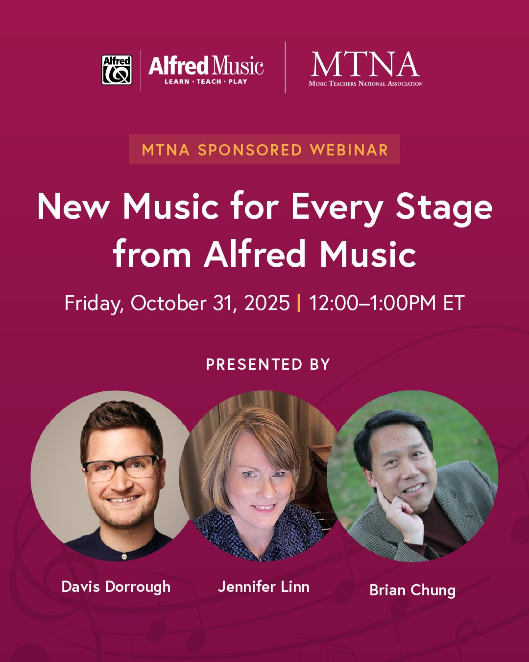 Alfred Music - Join Davis Dorrough, Jennifer Linn, and... | Facebook