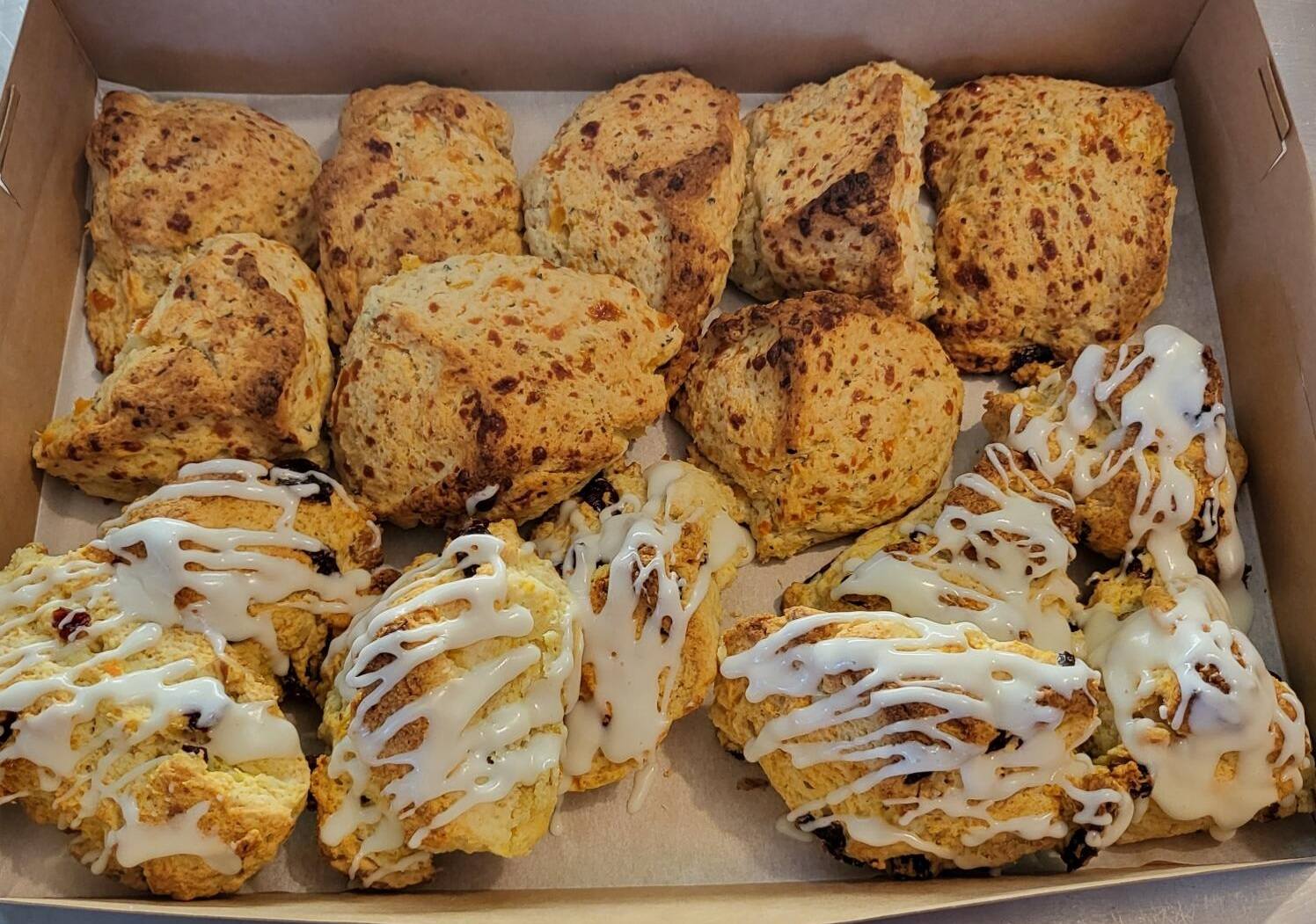 Grumpy - Our Homemade English Scones. Half Size 16 to a batch. Choose ...