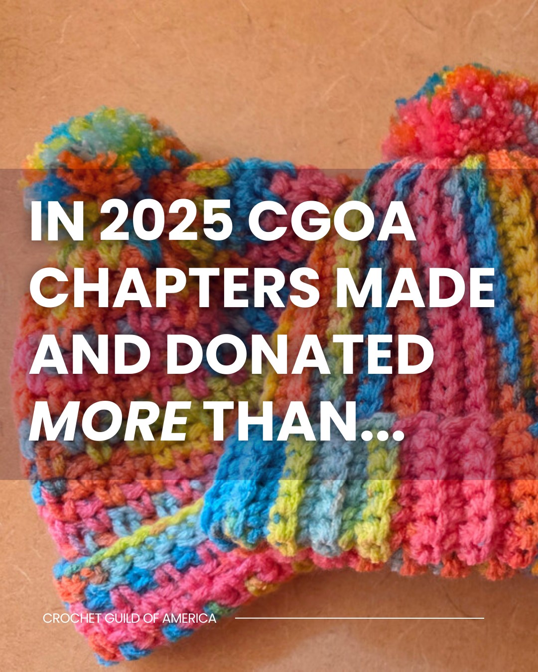 Crochet Guild of America - March 2020 is CGOA Membership Month! To ...