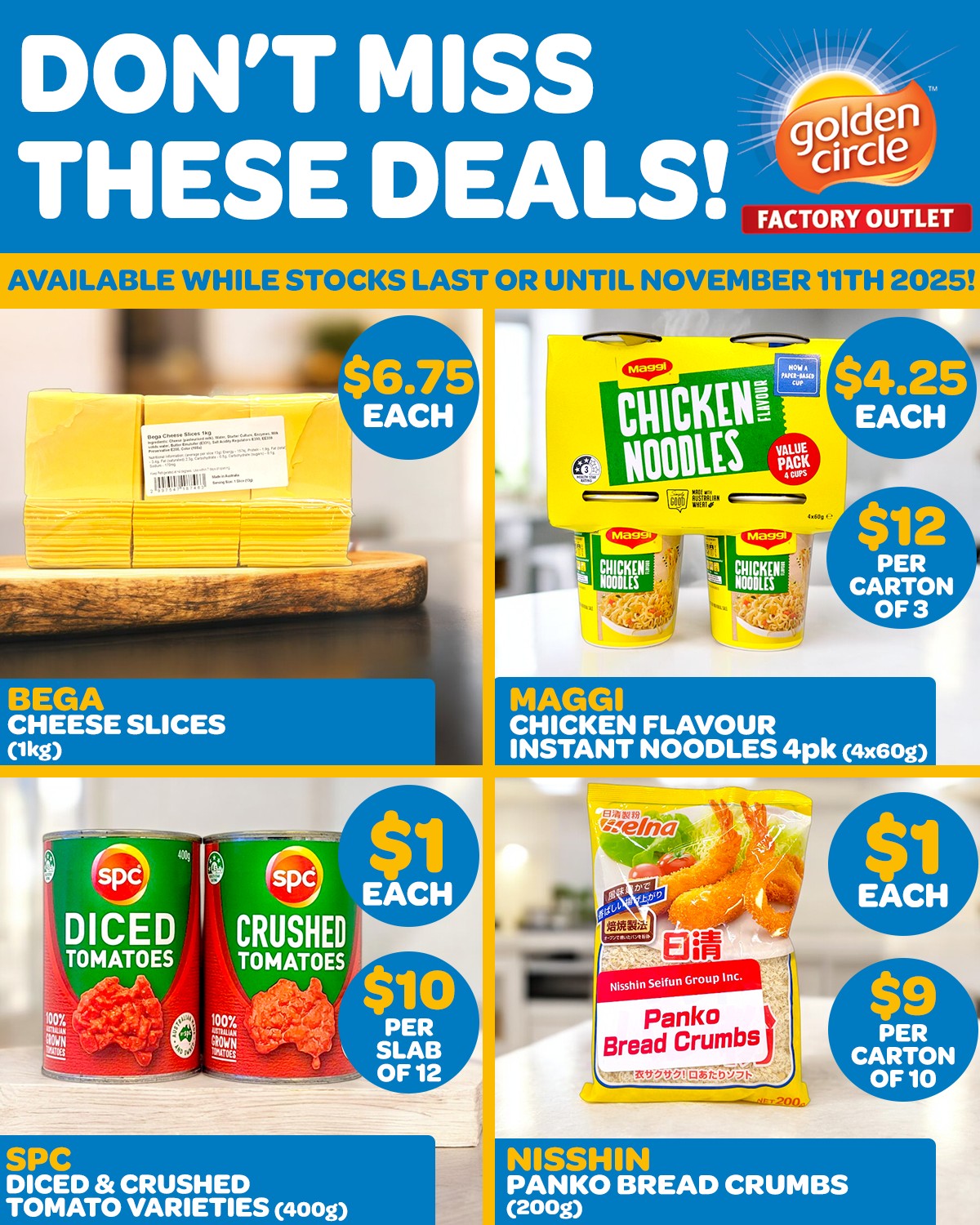 GCFO Specials – Stock... - Golden Circle Factory Outlet | Facebook