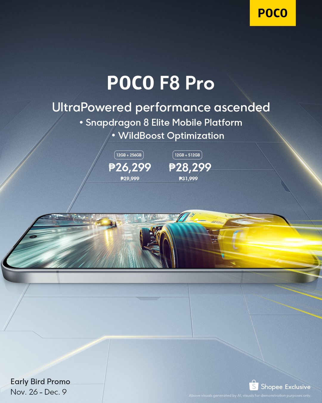 POCO - ⚡ Meet the fast, fluid, and fearless #POCOF8Pro. Experience ...