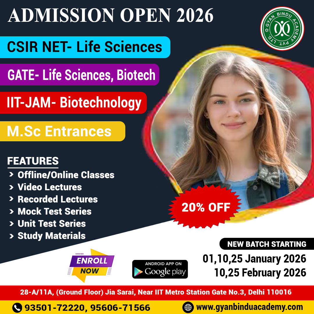 Csir - 📢 ADMISSION OPEN – JUNE 2026 (CSIR NET Life Sciences) 🎯 New ...