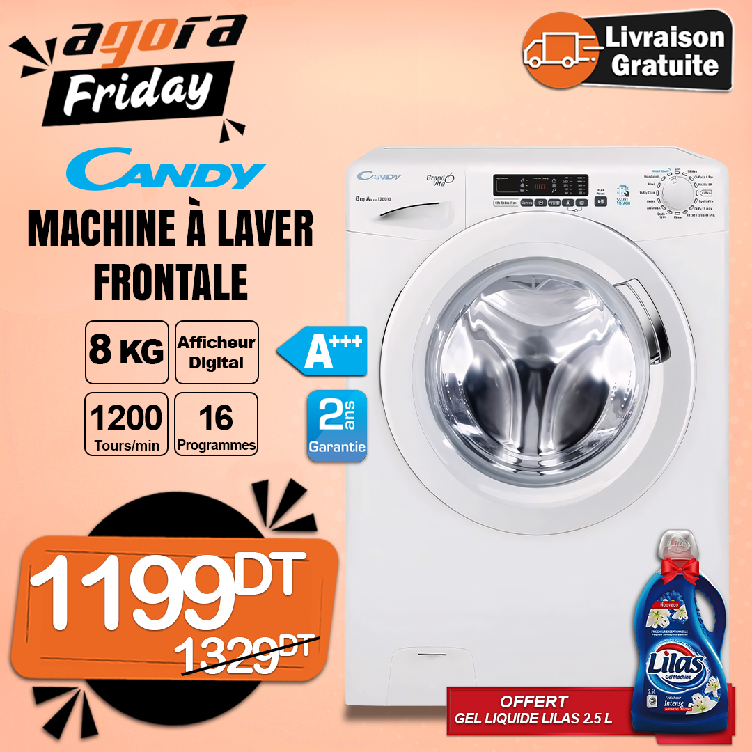 Agora.tn - 🔥 AGORA FRIDAY 🔥 🧺Machine à laver frontal... | Facebook