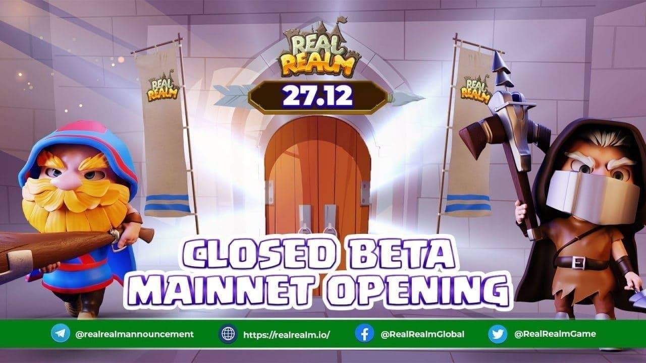 Real Realm - 🎉 Invitation to join Closed Beta Mainnet We... | Facebook