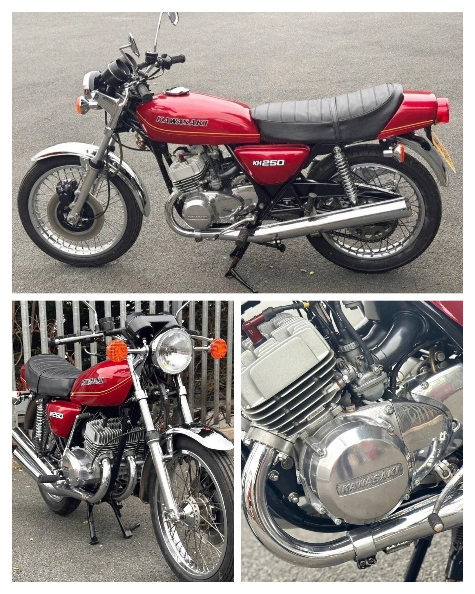 Ad: Kawasaki KH250 B5 - Lovely looking little triple On eBay here 