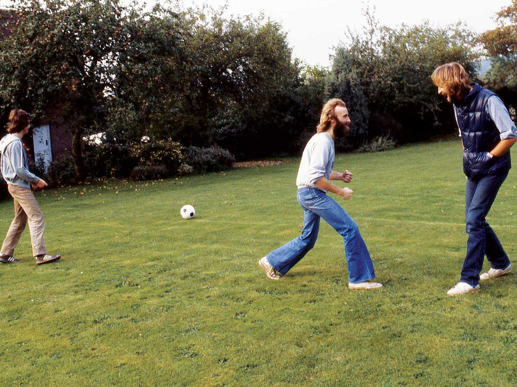 Genesis - ⚽ Genesis enjoying a kick-about in 1979. ? Barry 