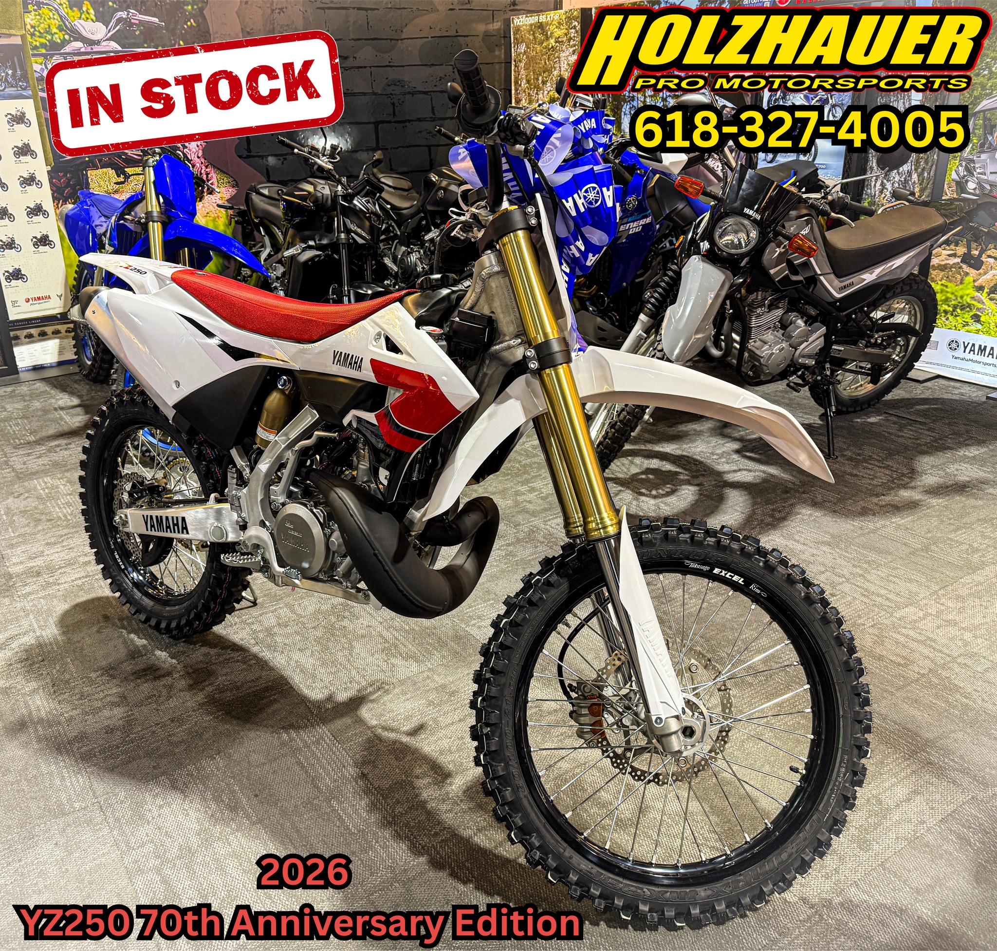 🏁 A LEGEND RETURNS 🏁 Introducing the 2026 Yamaha YZ250 – 70th