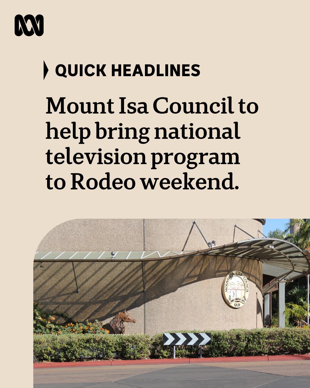 ABC - 🤠 MOUNT ISA SET TO BE BROADCAST TO NATIONAL AUDIENCE Mount Isa ...