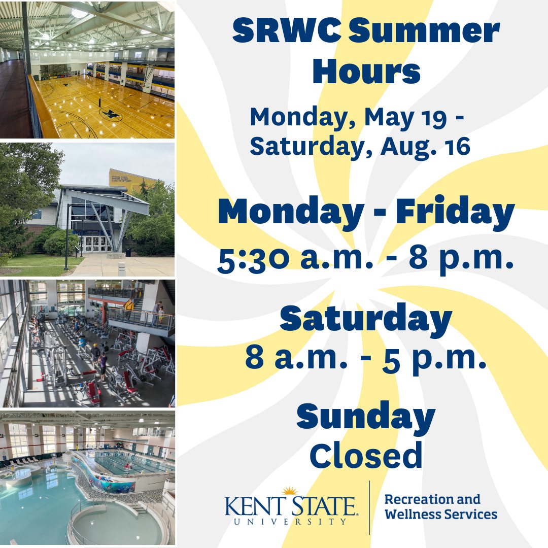 Kent - ☀️ SRWC Summer Hours Are Here! From Monday, May 19 – Saturday ...