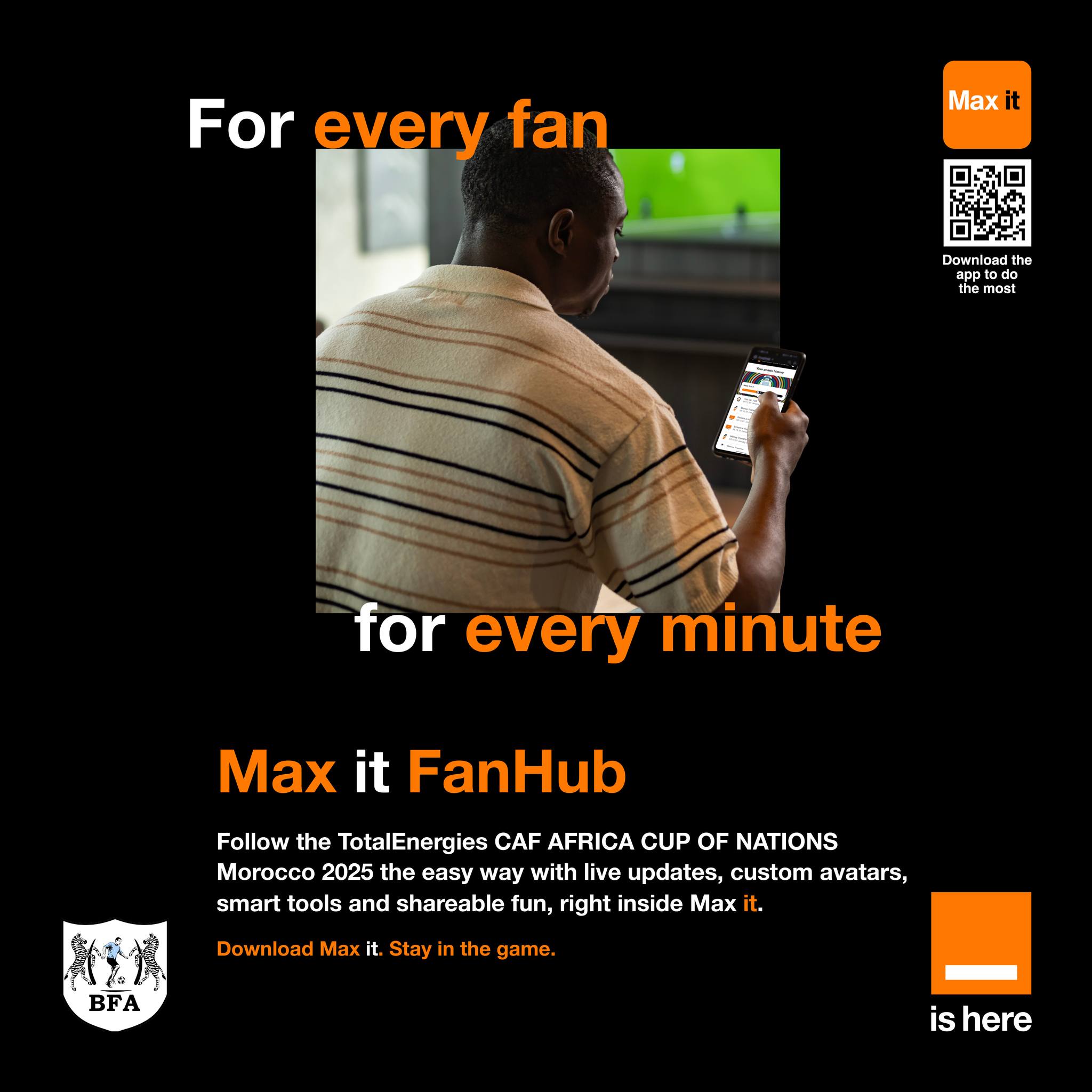 Orange - MaxIt FanHub ⚽ For every fan, every minute 🎉 Follow the ...