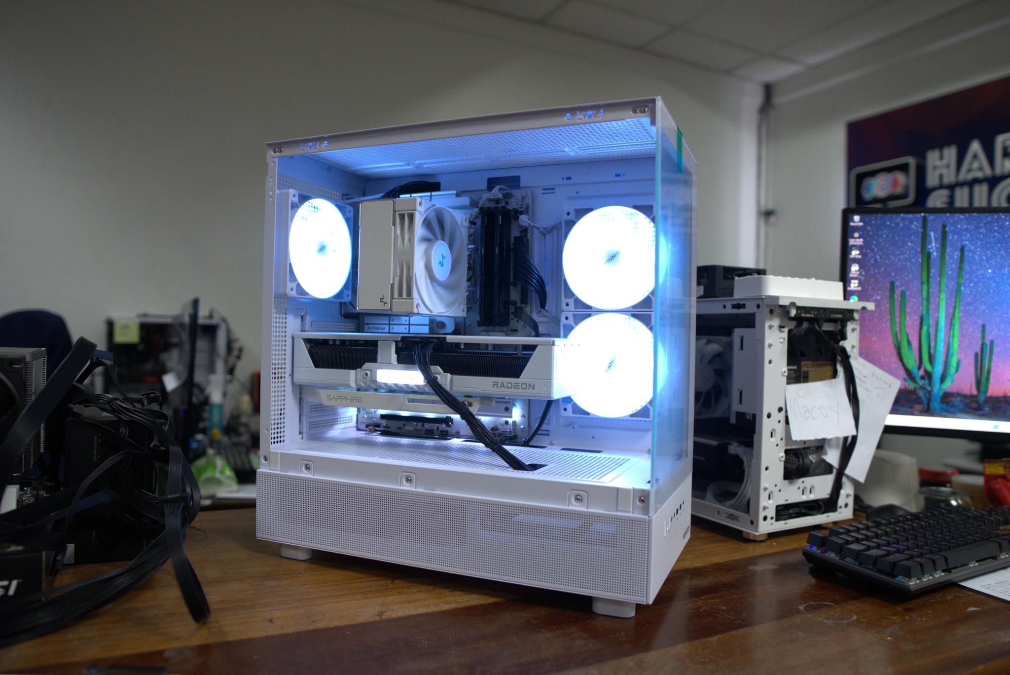 Hardware - White builds are a lot harder to clean (we're thinking of ...