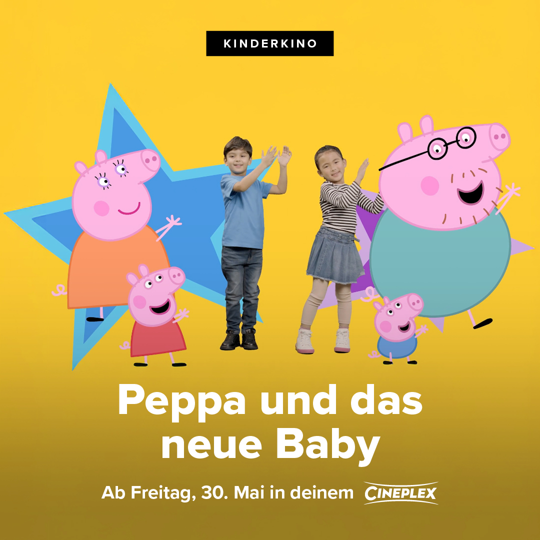 Cineplex - Seid im Kino dabei, wenn Peppa Wutz und ihre Familie sich ...