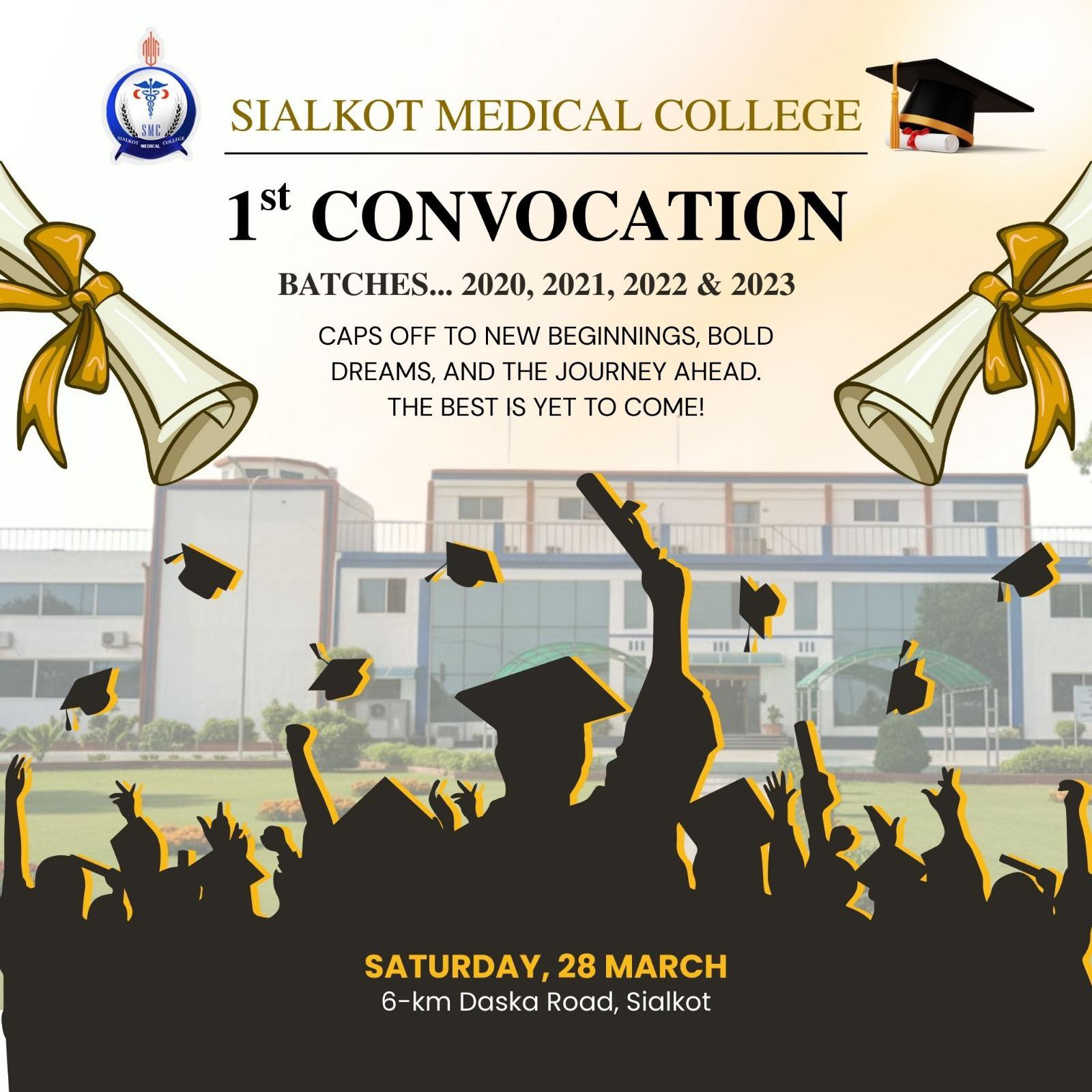 Sialkot - We are pleased to announce that Sialkot Medical College is ...